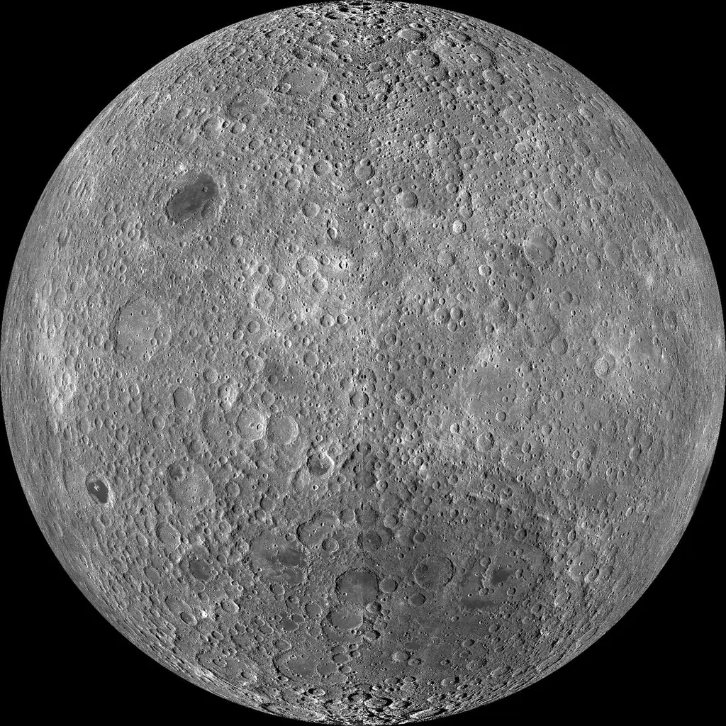 The far side of the Moon, imaged by NASA's Lunar Reconnaissance Orbiter